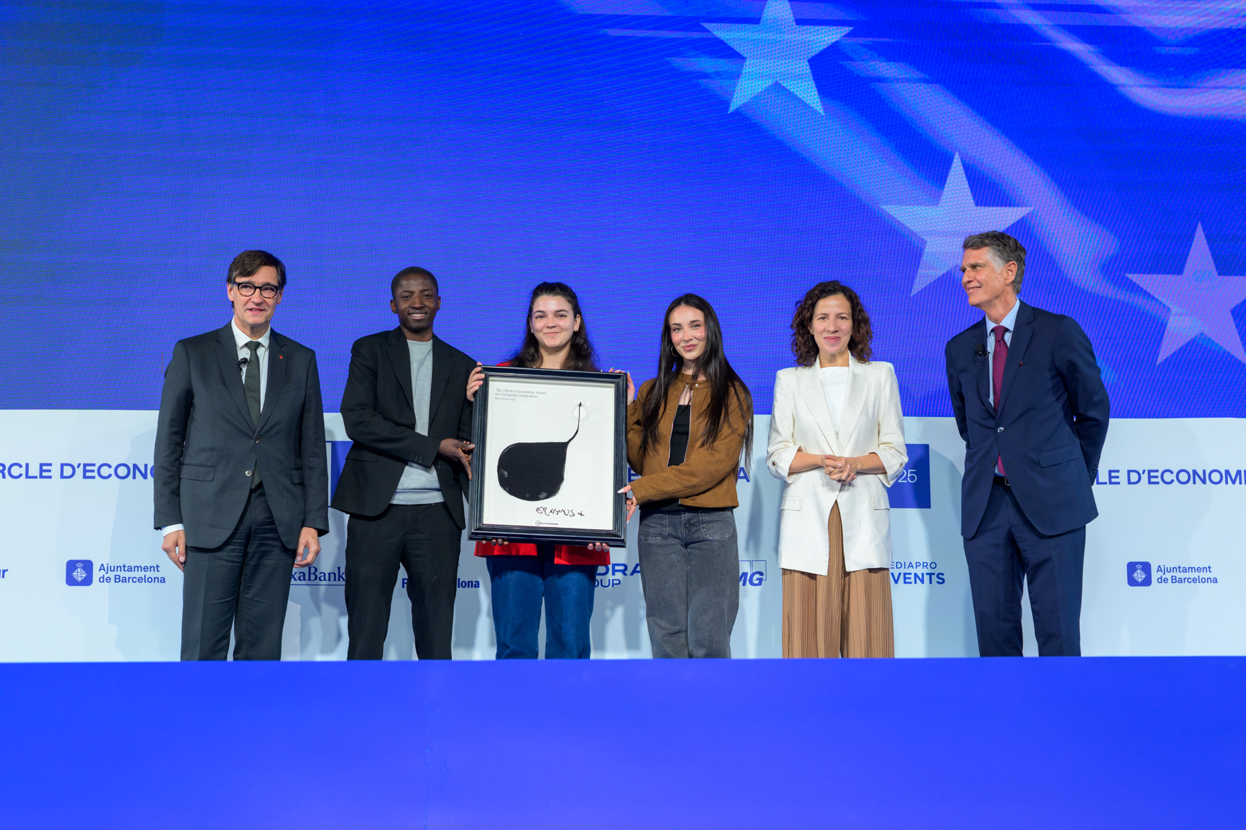 El Cercle d’Economia reconeix el programa Erasmus amb el Premi a la Construcció Europea